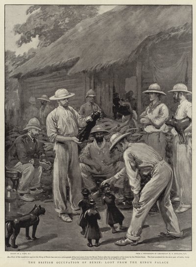 The British Occupation of Benin, Loot from the King